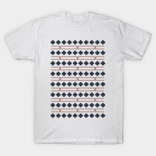 8ts Simple Geometric Pattern T-Shirt